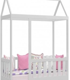 Mo Canaa Cama Montessori 61090 Grade Branca Duda