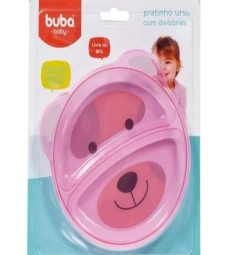 Pl Buba Prato 5812 Divisoria Urso Rosa