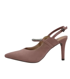 Scarpin Camurca Rose 