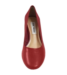 Scarpin Couro Vermelho 