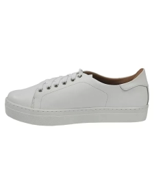 Tenis Branco Couro