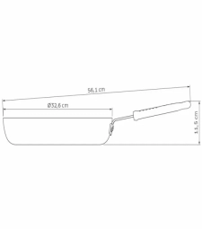 Frigideira Alumínio Revestimento Cerâmico 32cm - Tramontina