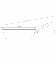 Frigideira Antiaderente 28cm Wok Vermelha Loreto - Tramontina