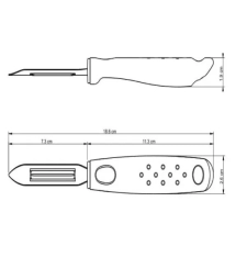 Descascador De Batatas Inox Branco Utilitá - Tramontina