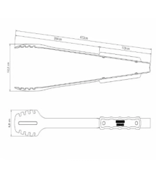 Pegador De Churrasco Inox 47,3cm - Tramontina