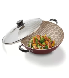 Panela Wok Antiaderente 32cm Paris Vermelha - Tramontina