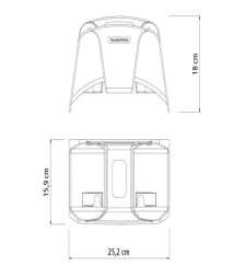 Suporte Fixo De Mangueira - Tramontina