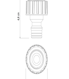 Adaptador Fêmea Para Torneira - Tramontina