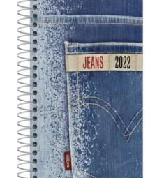 Agenda Espiral Jeans 2022 - Tilibra - 135704