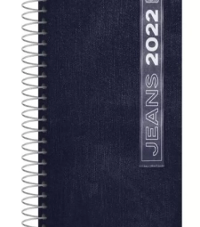 Agenda Espiral Jeans 2022 - Tilibra - 135704