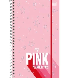 Planner Espiral Love Pink 2021 - Tilibra - 291013