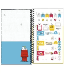 Planner Espiral Snoopy 2021 - Tilibra - 301353