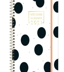 Planner Espiral West Village 2021 - Tilibra - 174955