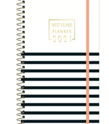 Planner Espiral West Village 2021 - Tilibra - 174955