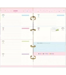 Agenda Planner Argolado Happy - Tilibra - 313947