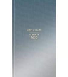 Planner Costurado West Village Metalizado 2022 - Tilibra - 179841