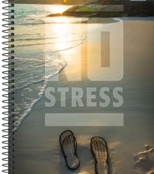 Caderno Espiral Univ 10 MatÉrias Capa Dura 200fls No Stress - Tilibra