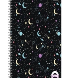 Caderno Espiral UniversitÁrio 12 MatÉrias Feminino - Tilibra - 234851