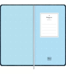 Caderno Executivo Sem Pauta Costurado Fitto M Cambridge Denim 80 Folhas - Tilibr