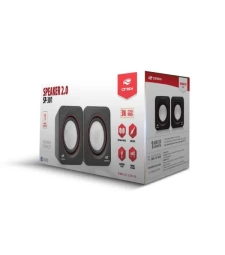 Caixa De Som 2.0 PortÁtil 3w Rms Preta - C3tech - Sp-301bk