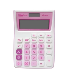 Calculadora De Bolso 12 DÍgitos Rosa - Tilibra - Tc04