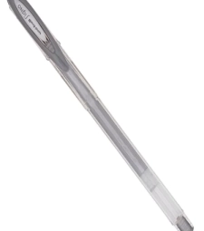 Caneta Gel Prata 0.8mm Uniball Noble Metal - Sertic Um-120nm