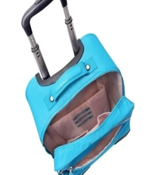 Mochila Escolar Com Rodas Licia Azul Candy - Kipling - 3002865k