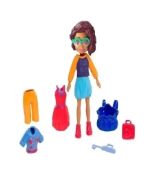 Boneca Polly Pocket Conjunto Fashion Pequeno Da Polly -  Mattel - Gdm01