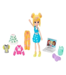 Boneca Polly Pocket Conjunto Fashion Pequeno Da Polly -  Mattel - Gdm01