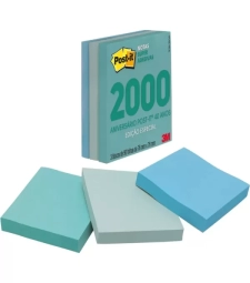 Bloco Adesivo Post-it ColeÇÃo 2000 76mm X 76mm Com 270 Folhas - 3m