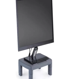 Suporte Para Monitor E Notebook Preto - Waleu